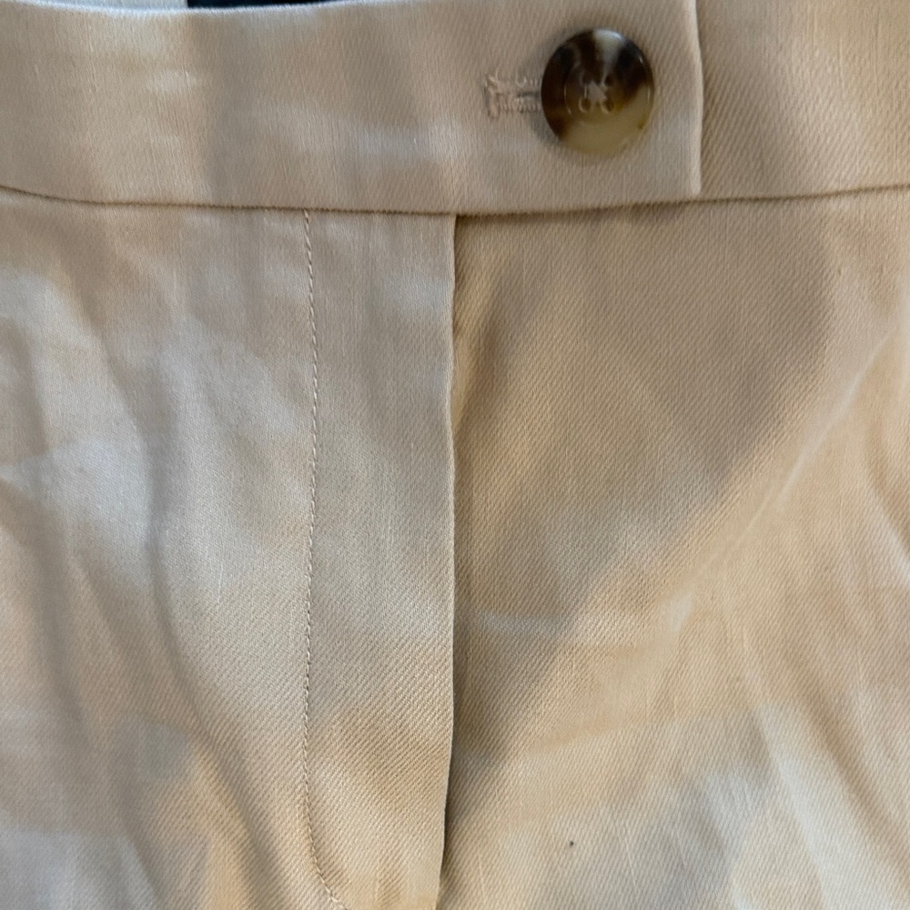 Ann Taylor Women's Tan linen slacks pants size 10 - Picture 5 of 10